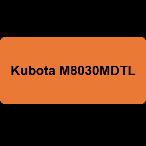 Kubota M8030MDTL